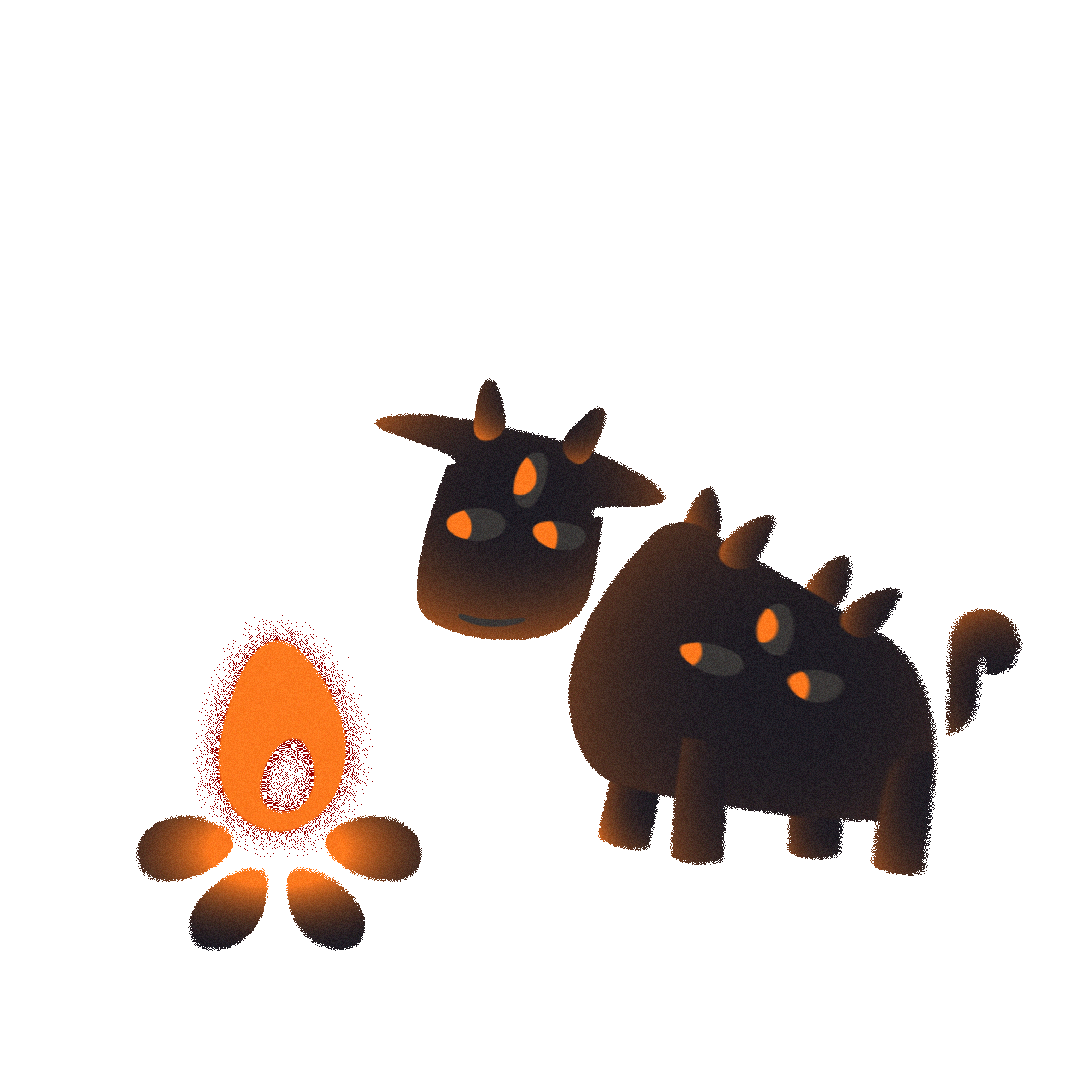 Hakutaku na fogueira